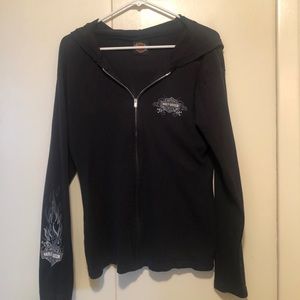 Harley Davidson Zip Up Hoodie